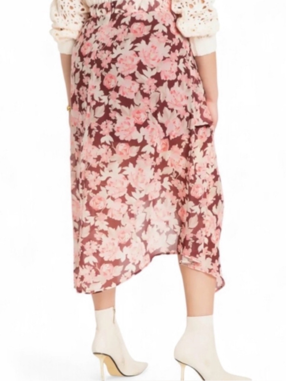 Eloquii Size 20 NWT Asymmetrical Skirt 💕 - Picture 3 of 11